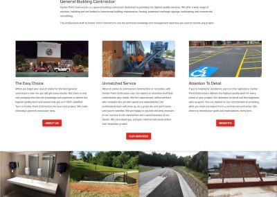 Center Point Contractors Website