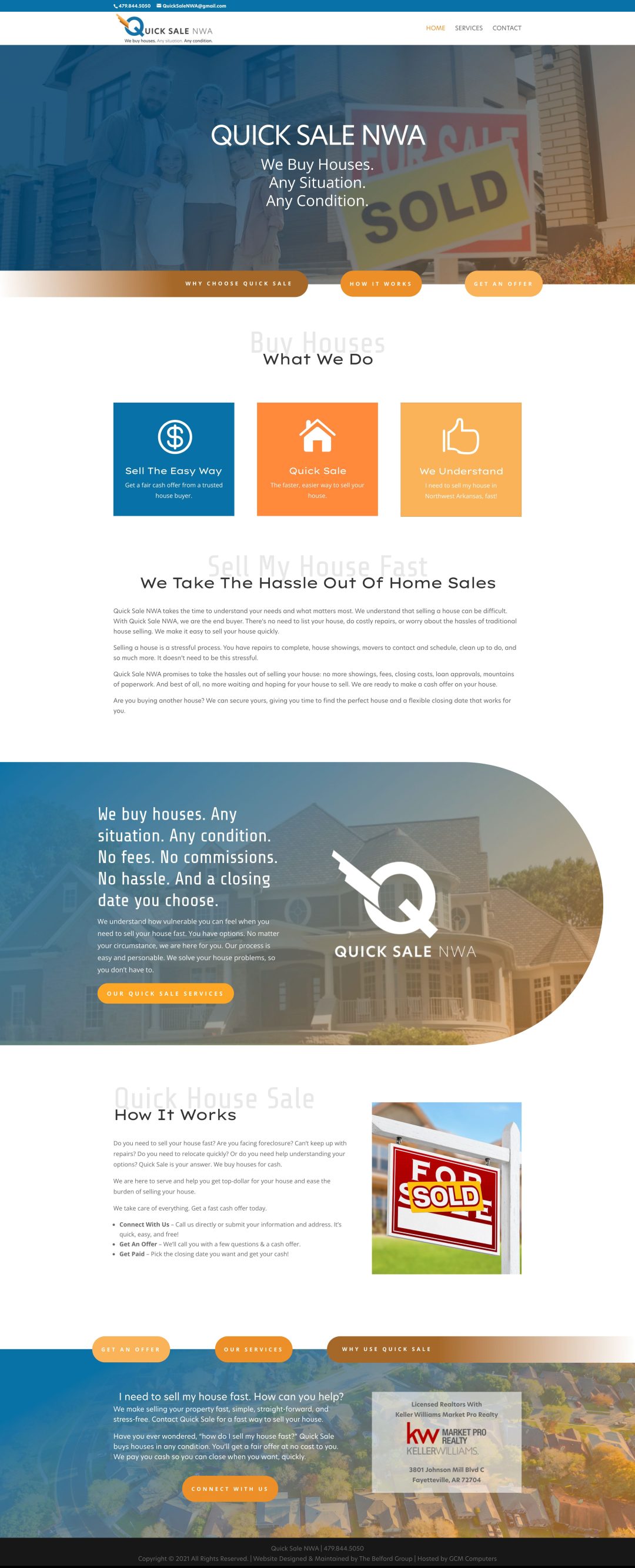 Quick Sale NWA Website design