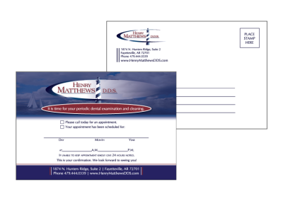 Henry Matthews DDS Postcard