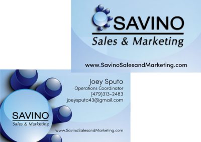 Savino Sales & Marketing Business Cards
